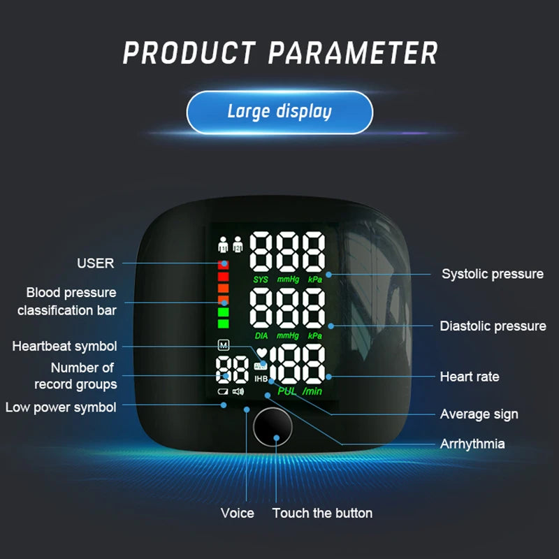 Wrist Blood Pressure Monitor