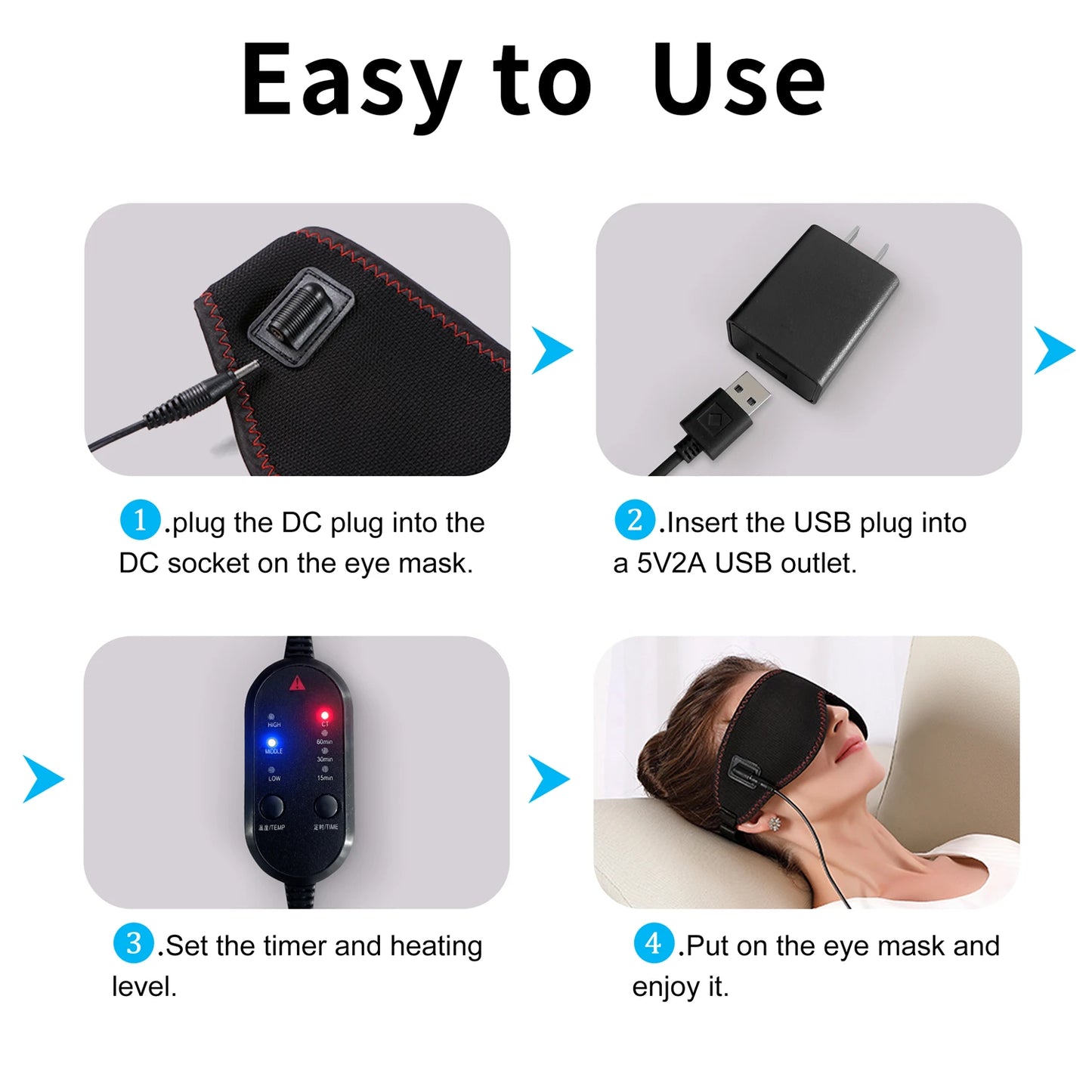 Electric Heated Eye Mask