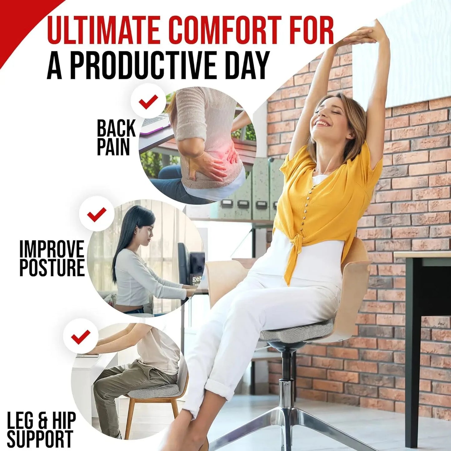 Ergonomic Chair Cushion