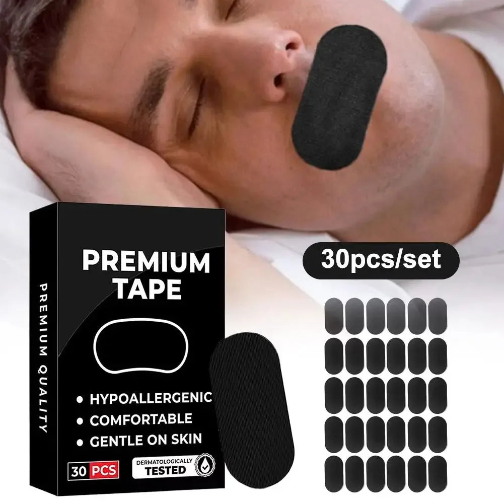 Anti-Snoring Nose Strips And Mouth Tape