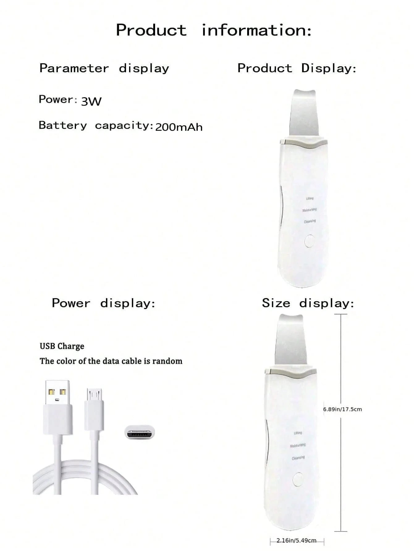 Ultrasonic Skin Scraper