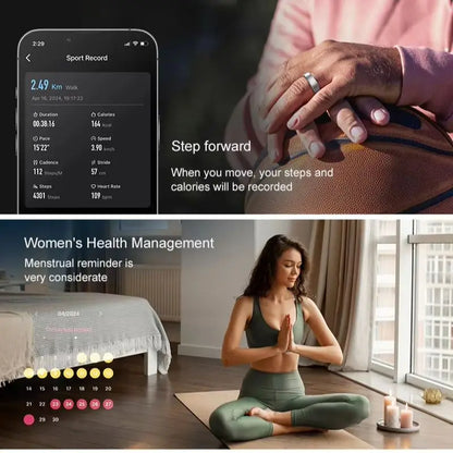 Smart Ring with Charging Dock