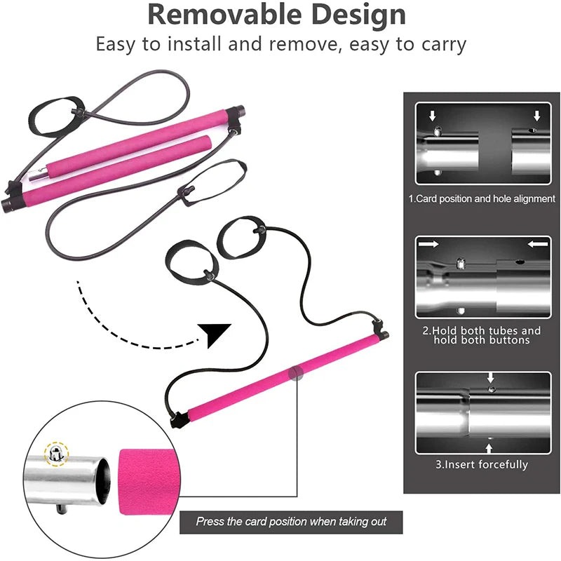Multifunctional Pilates Bar Kit